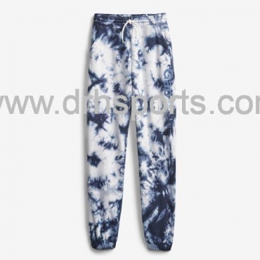 Blue white Tie Dye Joggers Manufacturers, Wholesale Suppliers